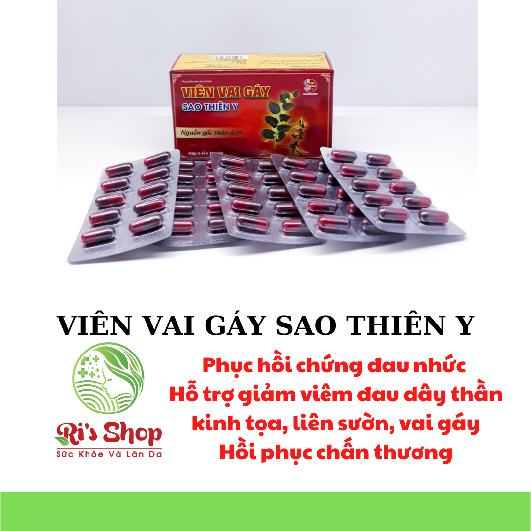 [HCM]VIÊN VAI GÁY SAO THIÊN Y - HỖ TRỢ GIẢM TRIỆU CHỨNG VIÊN KHỚP THOÁI HÓA ĐỐT SỐNG CỔ ĐAU VAI GÁY No Ratings