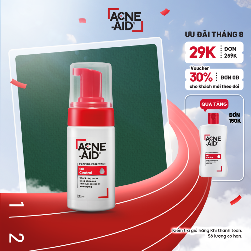 Acne Aid Foaming Face Wash Oil Control 100ml