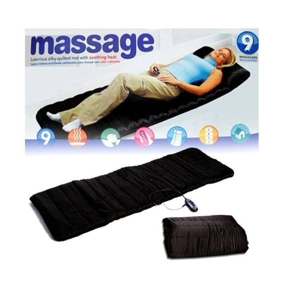 Nệm massage toàn thân cao cấp 9 động cơ riversibile- Đệm ghế matxa toàn thân 9 động cơ - Đệm massage. BH uy tín 1 đổi 1