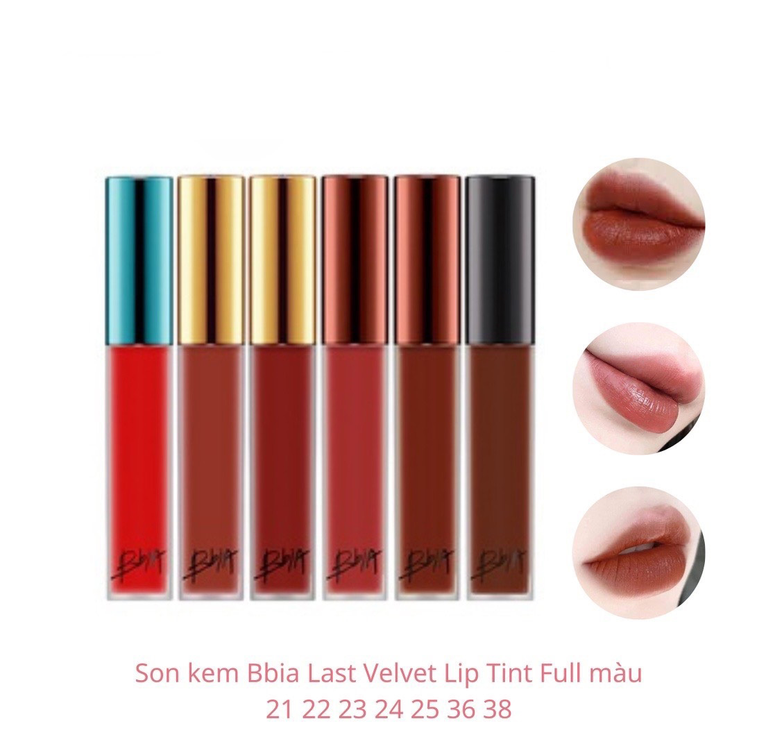 Son kem Bbia Last Velvet Lip Tint Version 3.5