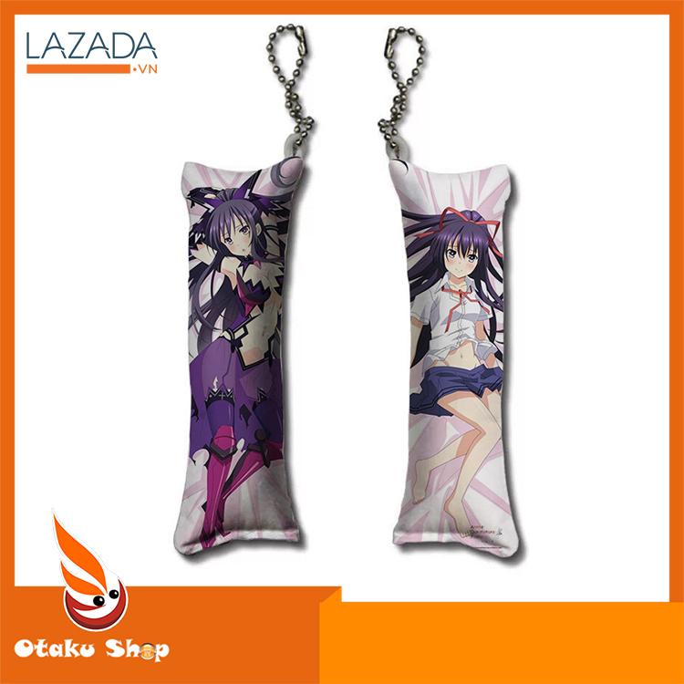 [HCM]Móc khóa gối in hình Anime Date A Live - Kurumi - Tohka - Yoshino  - Otaku shop