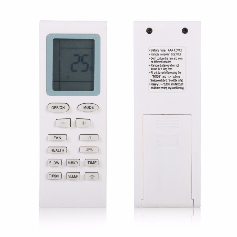 Điều khiển điều hoà SANYO viền xanh