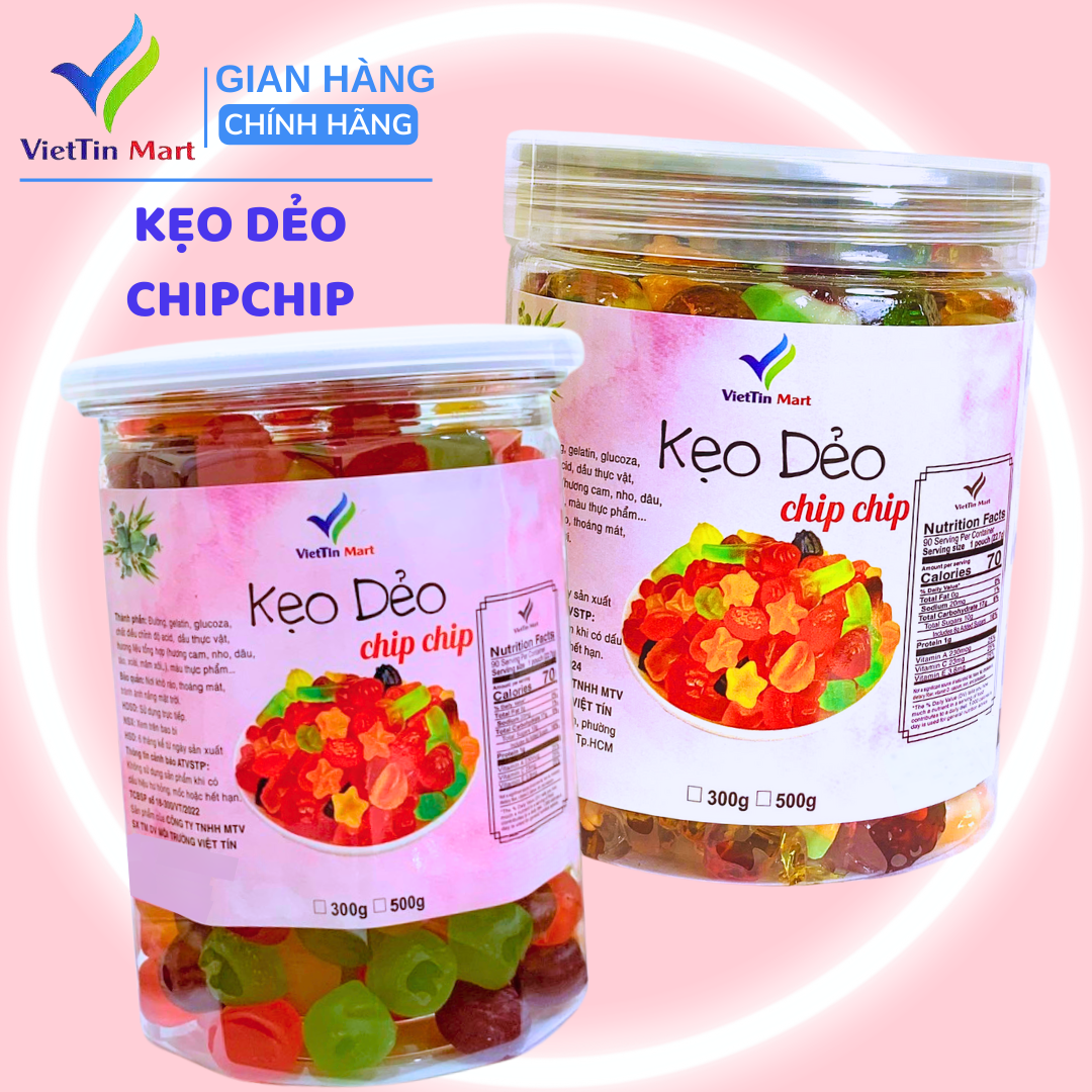 Kẹo Dẻo Chip Chip 500g VietTin Mart