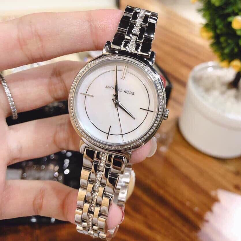 [HCM]Đồng hồ nữ dây kim loại Michael Kors MK3641 Đồng hồ nữ mặt tròn chống nước Đồng hồ nữ cao cấp - Kiwi xanh