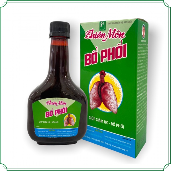 Siro Ho Thiên Môn Bổ Phổi Dược Bình Đông chai 280ml dành cho người lớn