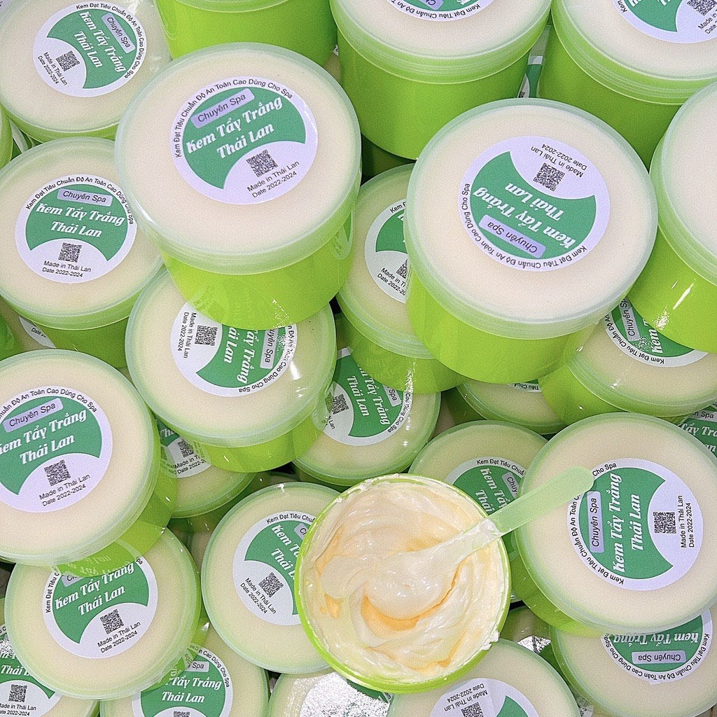 Kem Body Tẩy trắng mạnh Thái lan hộp lớn 500gr -Kem body cốt thái siêu trắng