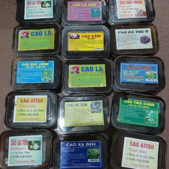 Sỉ toàn quốc 200g cao xạ đen