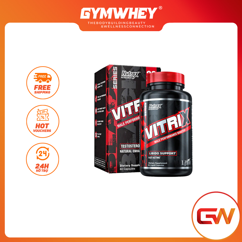 Nutrex Vitrix Viên Uống Hỗ Trợ Tăng T e s t o s t e r o n e Cho Nam Giới 60 Viên