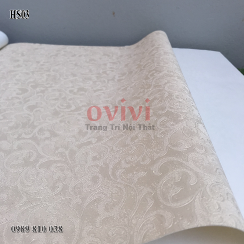 Giấy Dán Tường Hàn Quốc Hoa Văn 3D Cổ Điển GZ Cho Phòng Khách Khổ