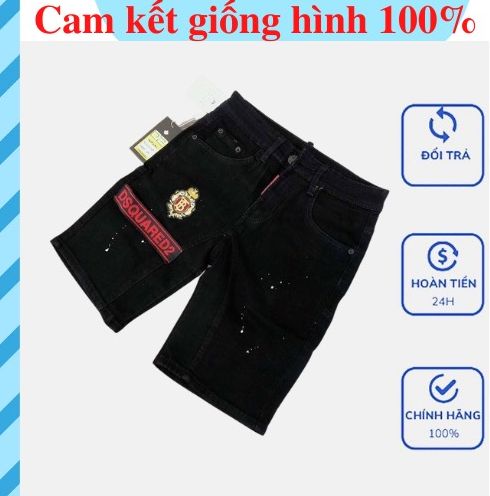 Quần short jean nam chất bò rách cao cấp hàn quốc đẹp giá rẻ