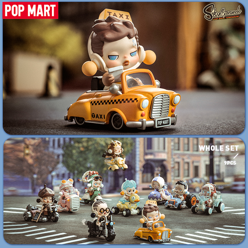 Pop mart skullpanda laid back tomorrow series blind box action figure