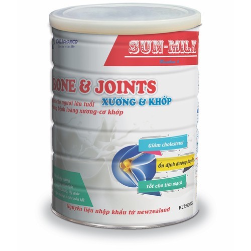Sữa canxi dành cho người già Sun Milk lon 900gr - Dành cho người lớn tuổi, phòng bệnh loãng xương - Cơ khớp