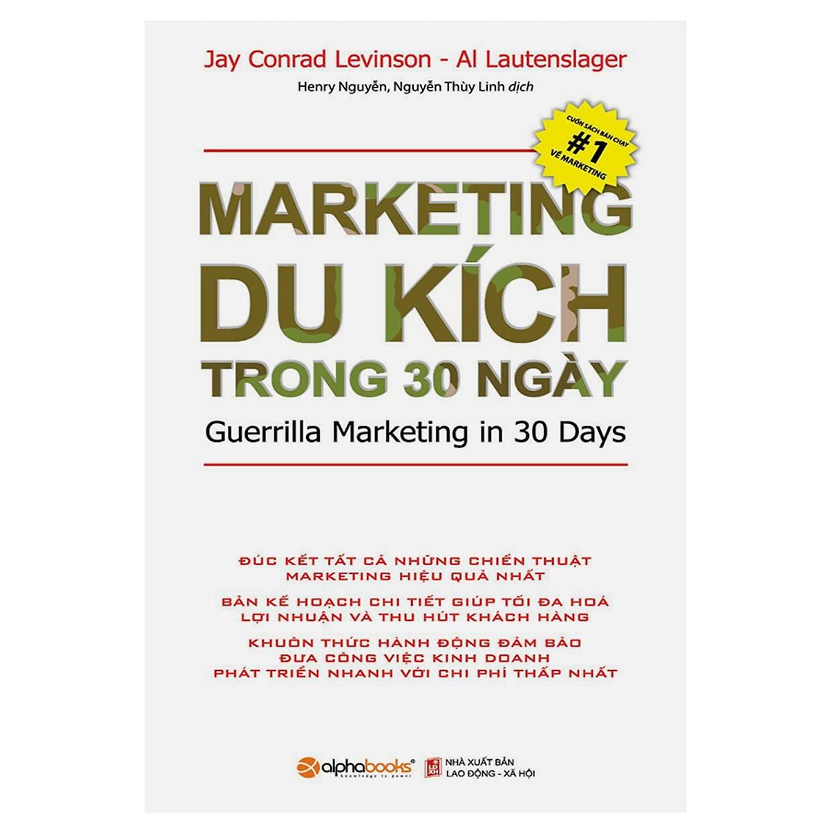 Sách - Marketing du kích trong 30 ngày