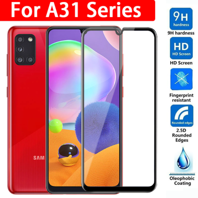 Miếng dán cường lực full màn hình samsung a31
