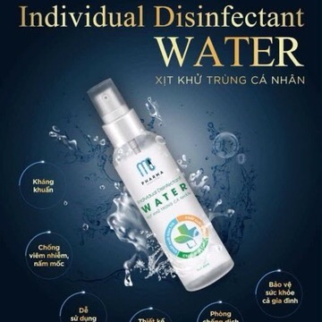 Xịt kháng khuẩn cá nhân - individual disinfectant water - mc pharma size 60ml