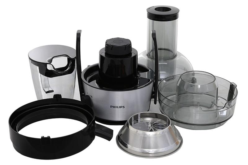 Công suất 700 W, lưỡi dao sắc bén, ép nhanh - Máy ép trái cây Philips HR1863