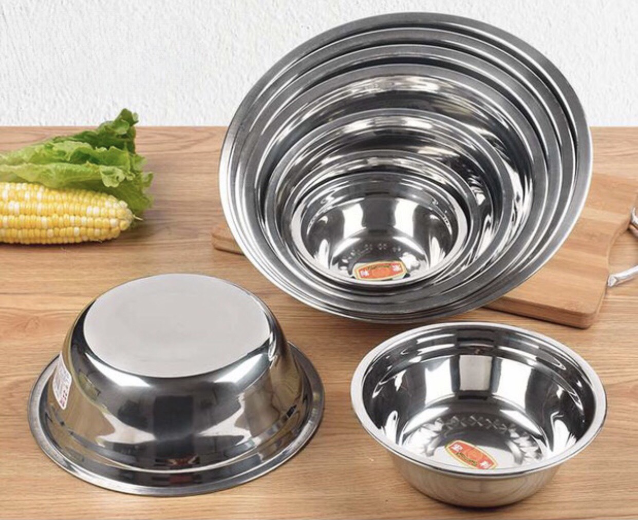 Thau chậu inox cao cấp dày 0.8cm nhiều kích thước