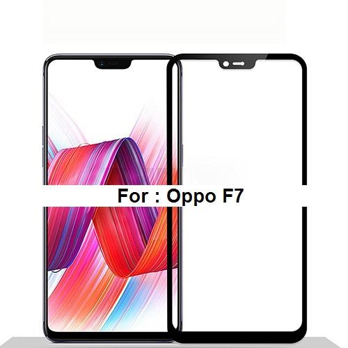 [FULL-ĐEN] Miếng kính cường lực Full viền màn hình điện thoại Oppo F7