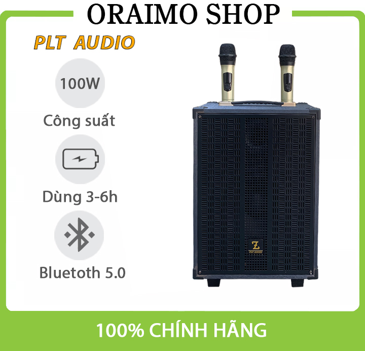 Loa Kẹo Kéo Công Suất Lớn - Loa Hát Karaoke Di Động - Loa Bluetooth Tặng 2 Mic Không Dây Loa Ngoài Trời Nghe Nhạc Cổng Cắm USB Thẻ Nhớ FM Chất Âm Hay Pin Khỏe Dễ Dàng Mang Đi Trong Các Hoạt Động Kiểu Dáng Đẹp Có Quai
