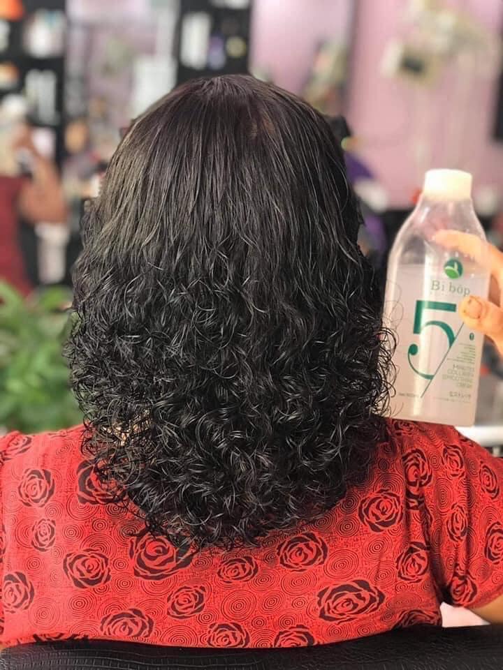    Hàng công ty BIBop   Thuốc Uốn lạnh trực tiếp Bibop 800ml x 2 sóng siêu căng mềm bóng tóc mùi nhẹ_Hair forever love 