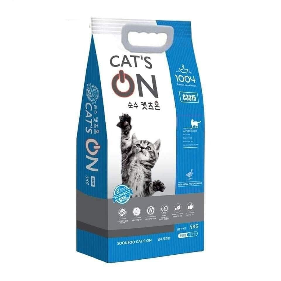Thức ăn hạt khô Cat On cho Mèo túi nguyên seal 5kg