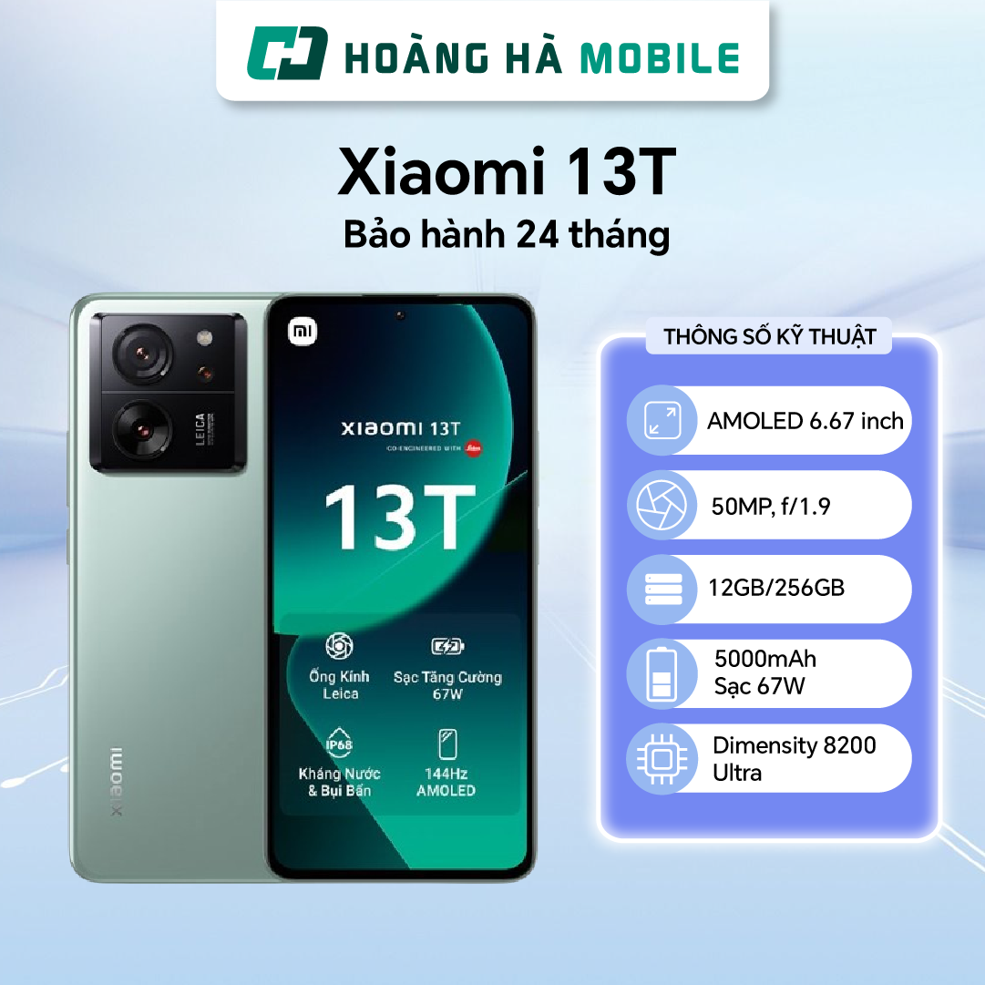 Điện thoại di động Xiaomi 13T (12GB/256GB) - Chính hãng