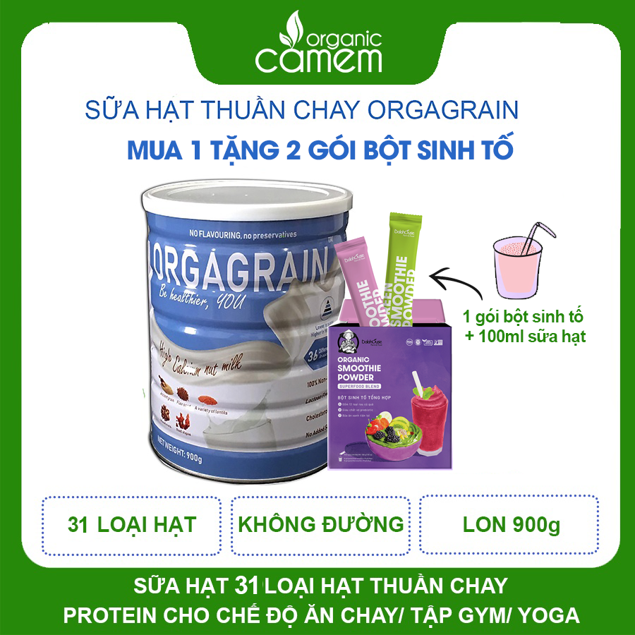 Sữa hạt Orgagrain, Sữa 31 loại hạt không đường