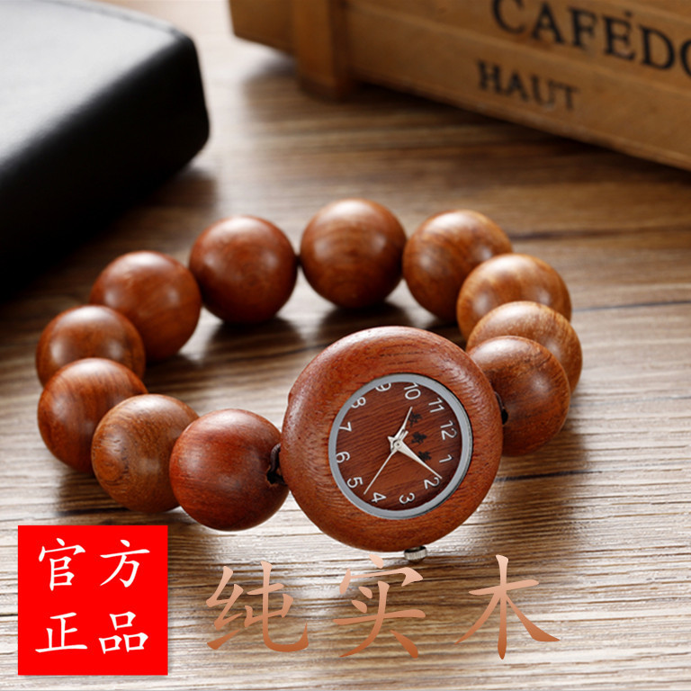 Đồng hồ gỗ đàn hương đồng hồ gỗ đàn hương đồng hồ cặp đôi nam nữ đồng hồ đeo tay gỗ cổ thông thường sáng tạo