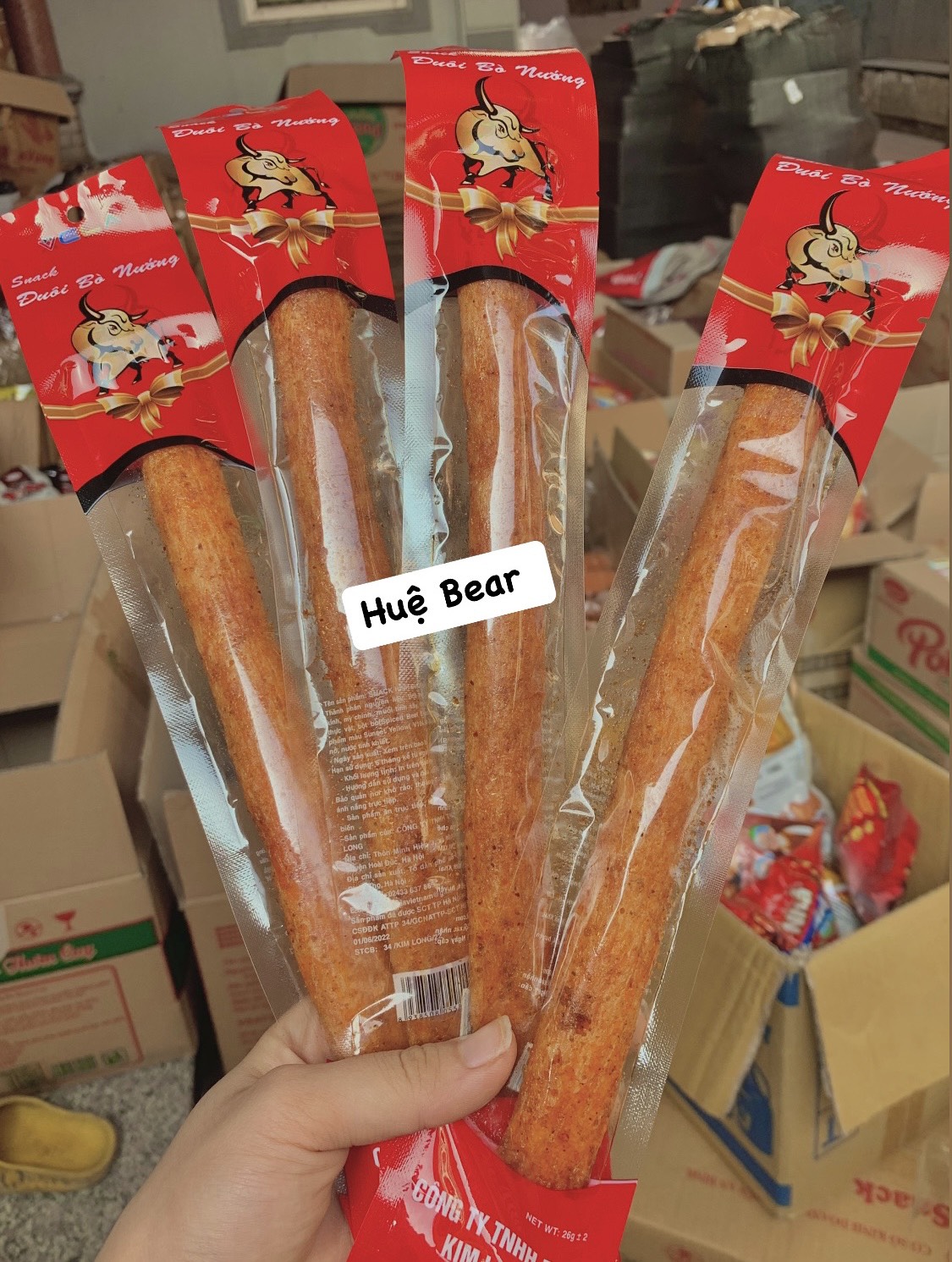 Bịch 30goi snack đuôi bò nướng dai dai