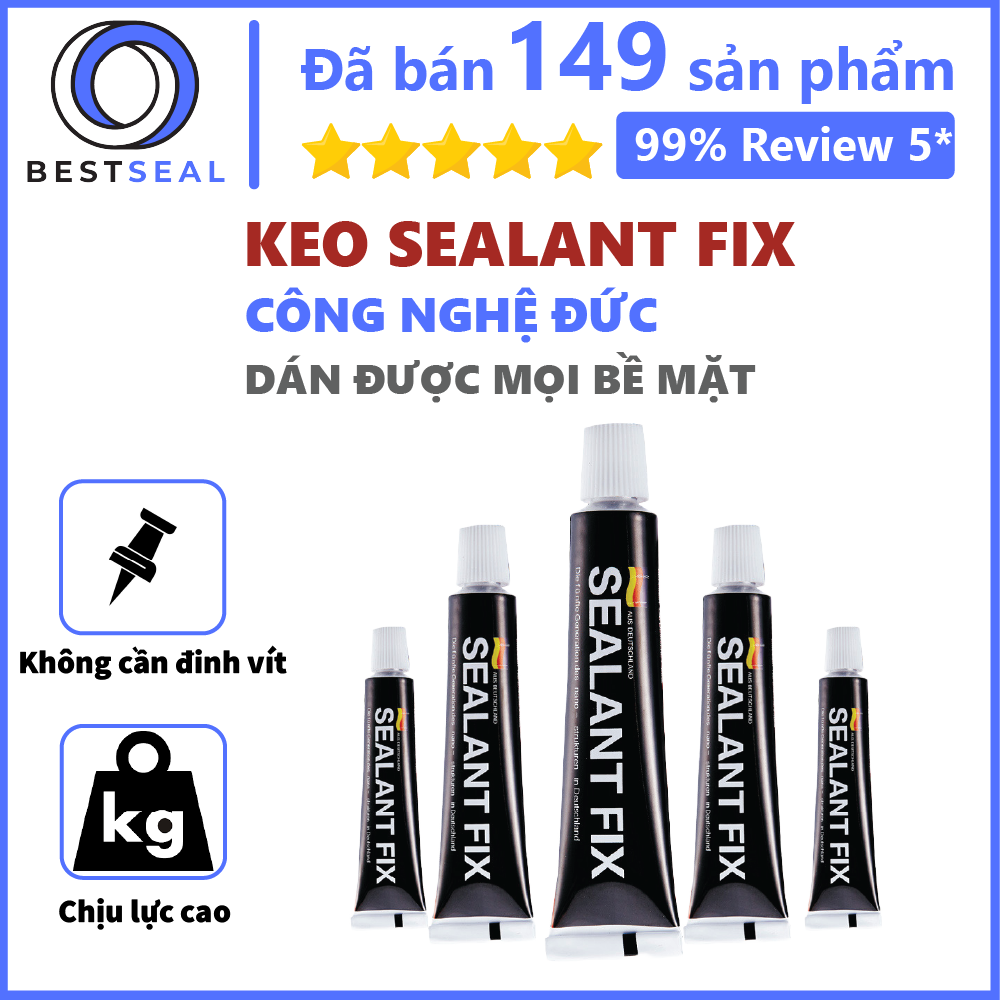 Keo Dán Siêu Chắc Chắn Sealant Fix 18gam Dán Tốt Mọi Bề Mặt - NHẬP KIỂU ĐỨC