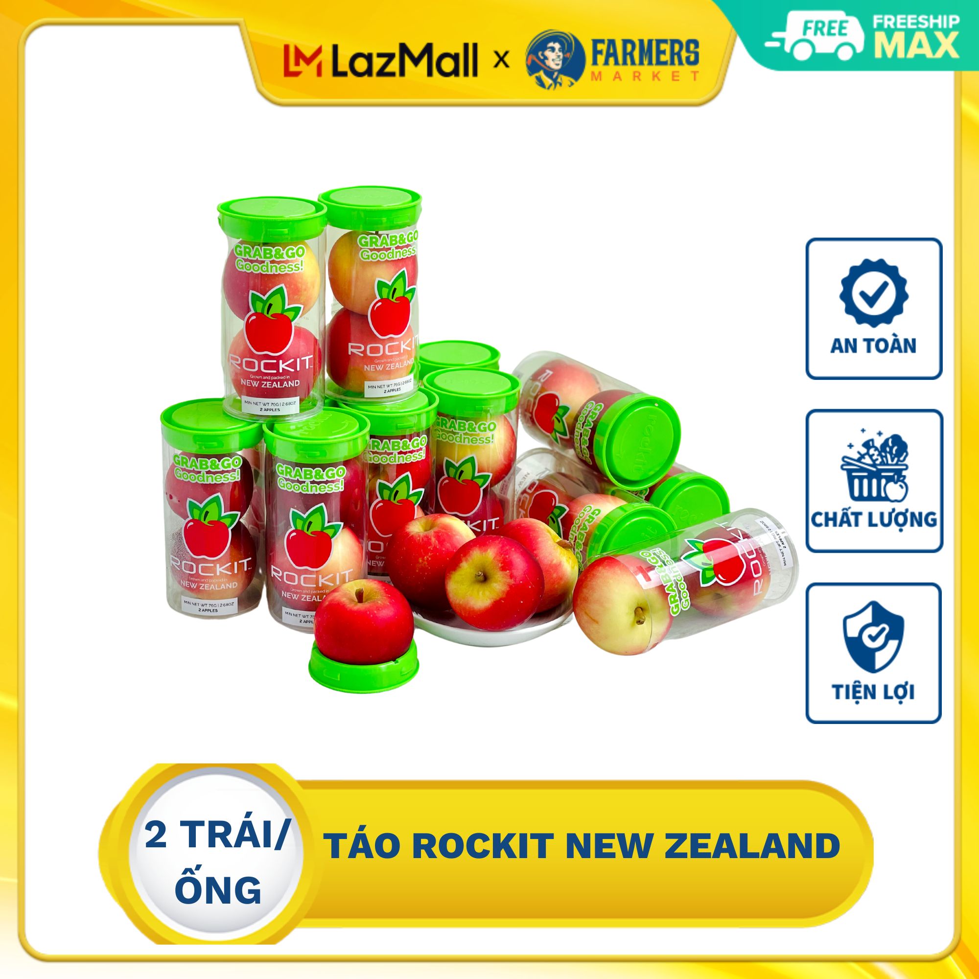 Táo rockit new zealand - 2 trái/ống