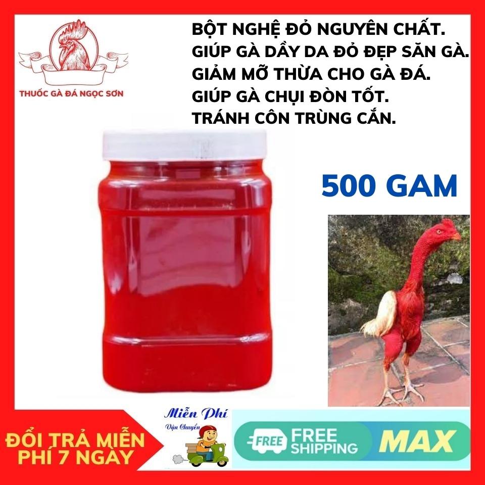 Nghệ đỏ cho gà đá bao nguyên chất hũ 0.5kg