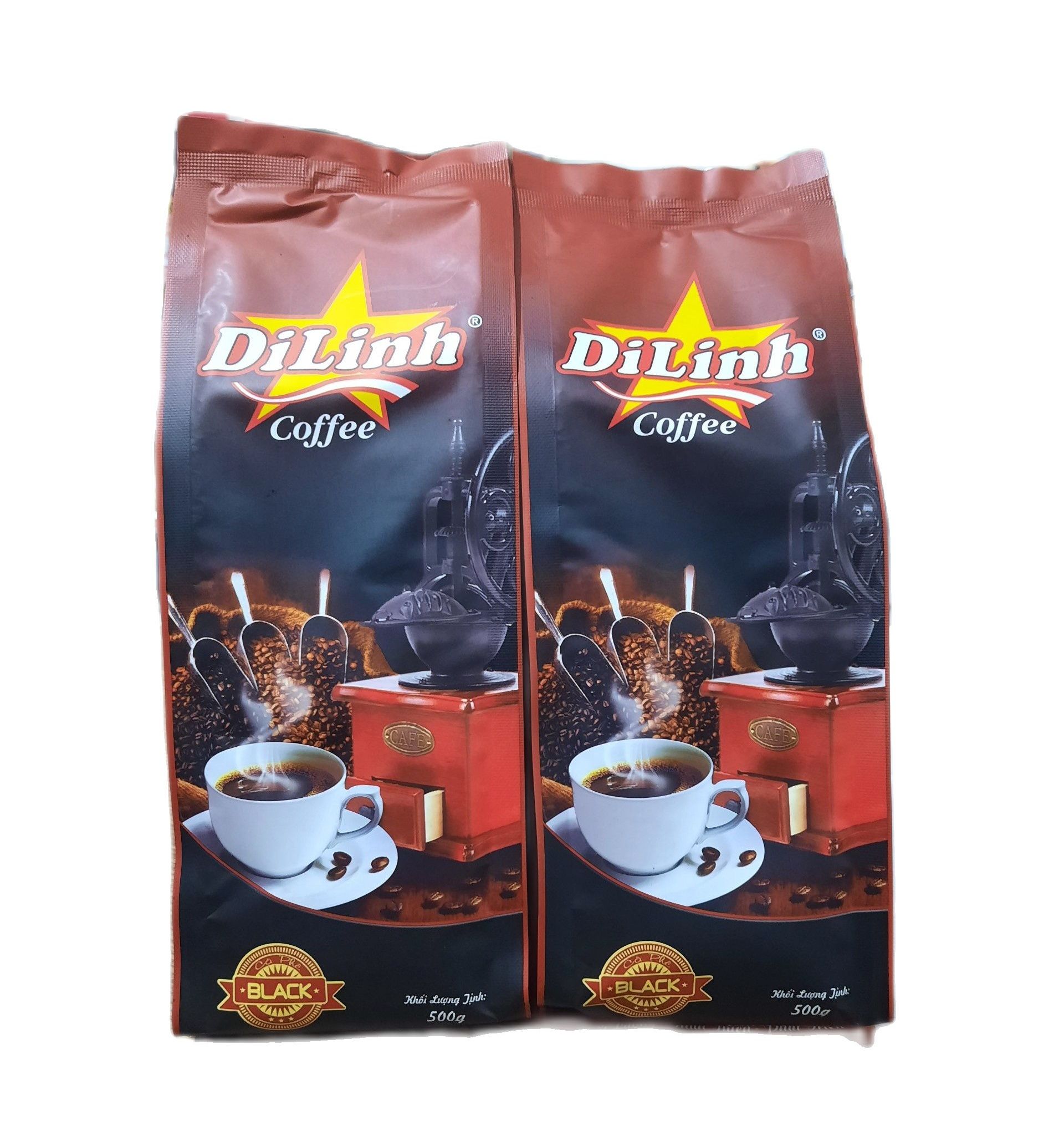 Combo 5 gói cà phê thương hiệu di linh coffee 500g