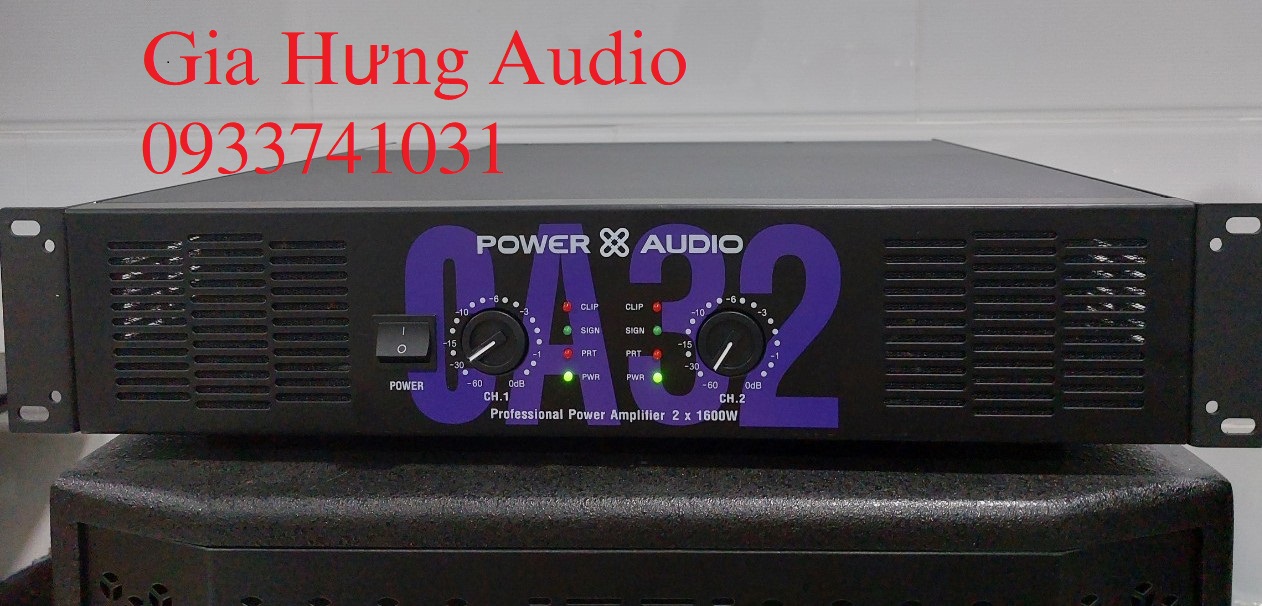 Cục đẩy công suất CA 32, tăng phô xuyến sử dụng 32 sò lớn