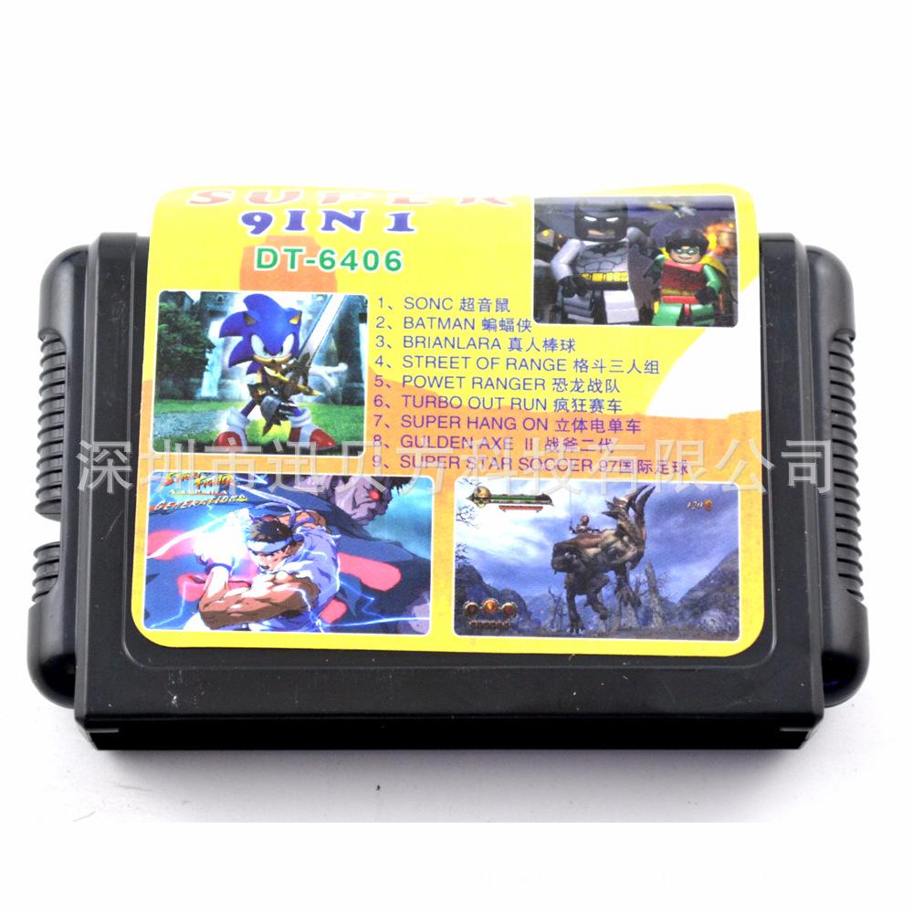 Băng game 9 in 1 trò chơi cho máy SEGA 16 bit