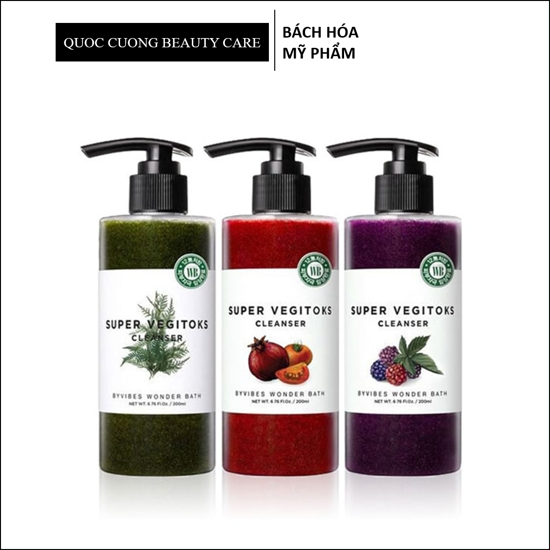 Wonder Bath Super Vegitoks Cleanser 300ml
