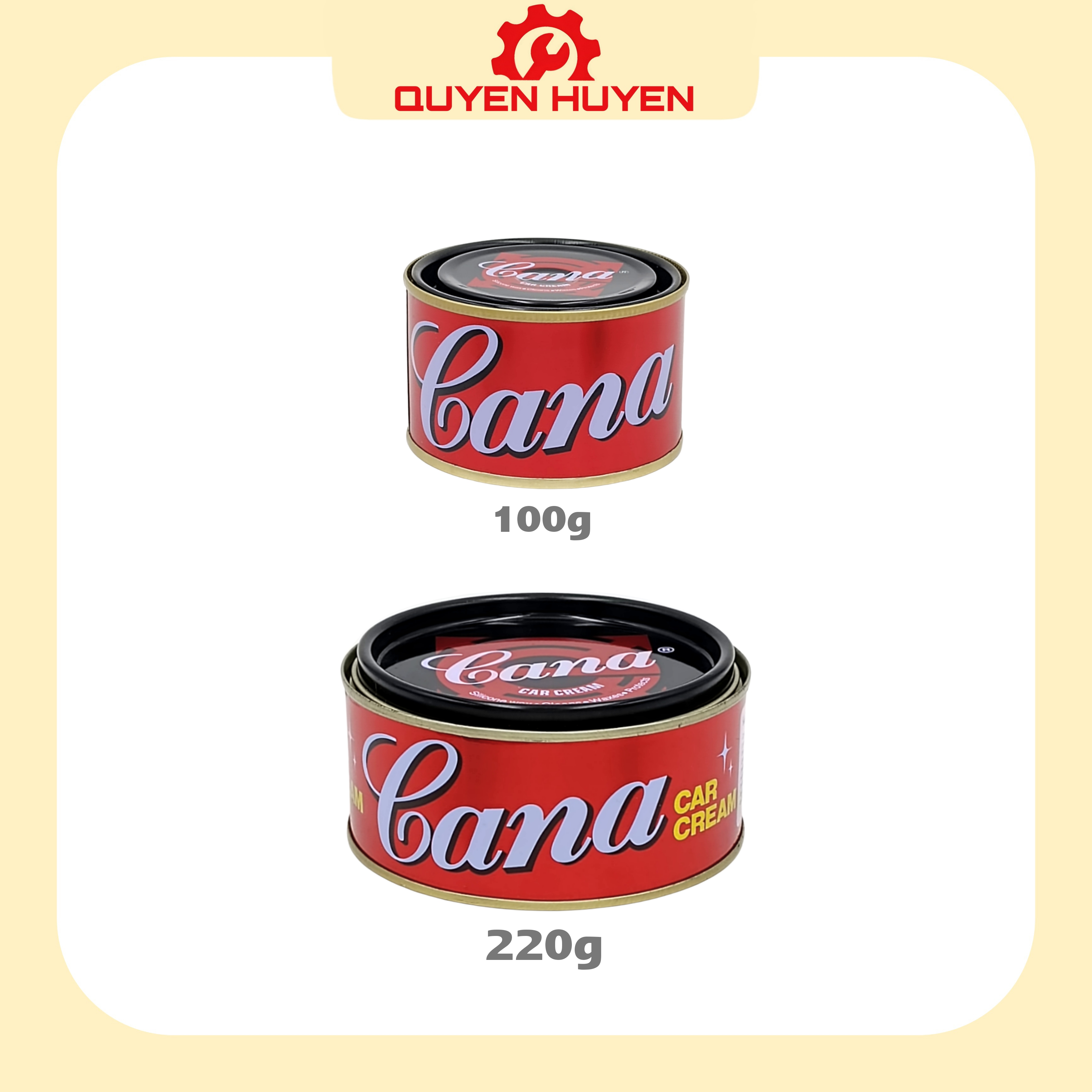 Xi Cana Chính hãng Thái Lan, đánh bóng, làm mờ vết xước xe máy - xe ô tô (dùng cho bề mặt nhựa, kim loại, gỗ, đá...)