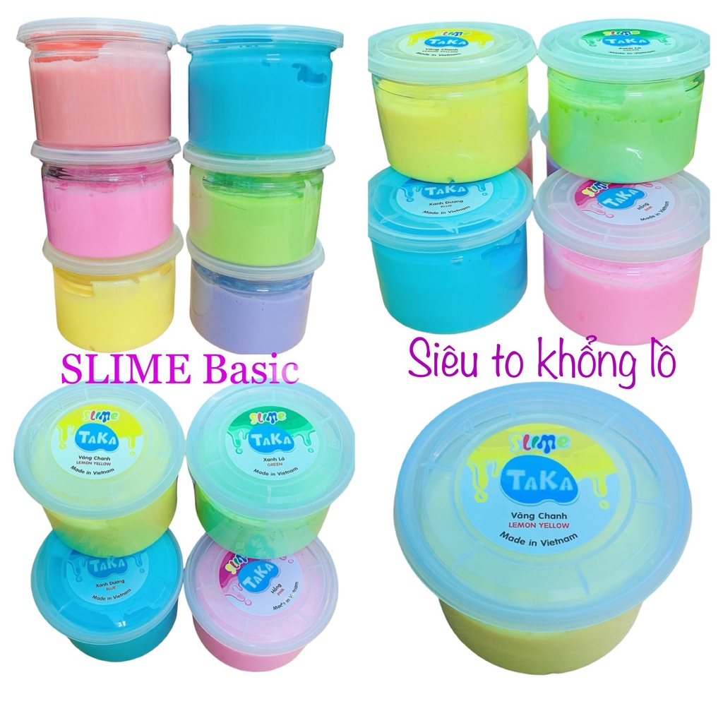 Basic slime slam 220ml hàng việt nam đồ chơi an toàn không độc hại