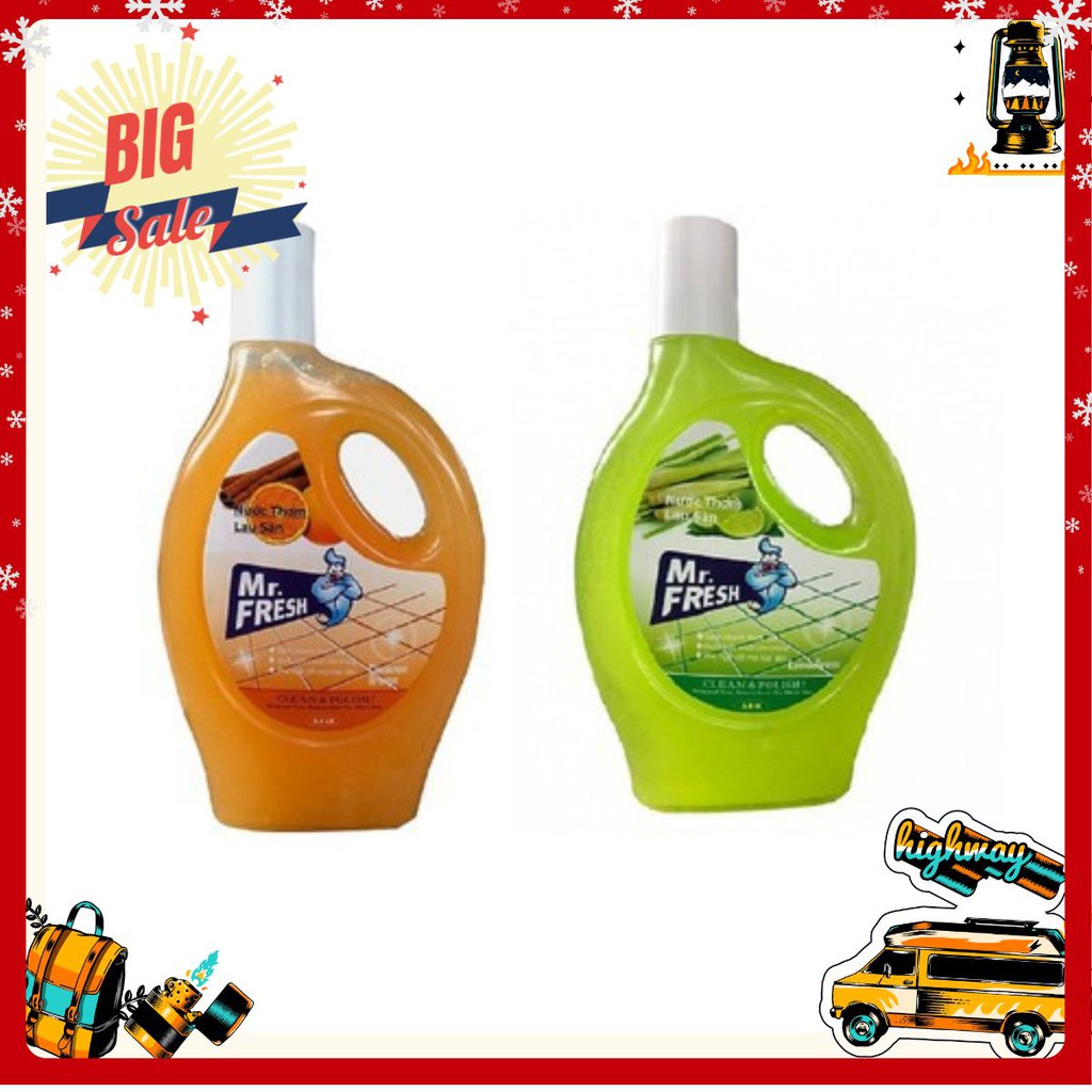 Nước thơm lau sàn 1.1l mr.fresh