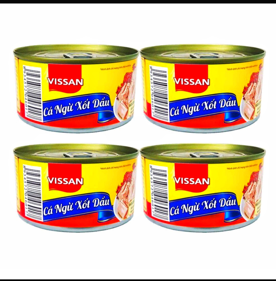 Cá ngừ sốt dầu vissan hộp 170g . date 2024