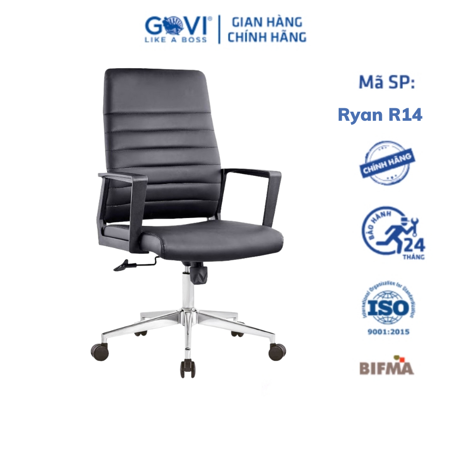 Ghế xoay văn phòng GOVI Ryan R08-G 2024: GOVI Ryan R08-G là một chiếc ghế xoay văn phòng tiên tiến với thiết kế tối giản và tiện dụng. Sản phẩm được thiết kế tại Việt Nam, đáp ứng nhu cầu của những người làm việc hiện đại, đòi hỏi sự tiện nghi và thoải mái. Hãy đến với chúng tôi để xem hình ảnh chi tiết của sản phẩm.