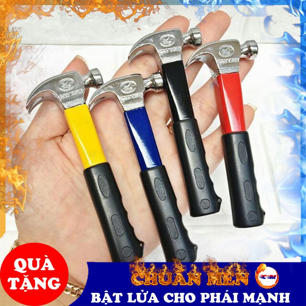 Bật lửa khò Chuẩn Men 1 tia lửa sử dụng ga hình cây búa độc lạ chất liệu kim loại cao cấp - GD0937