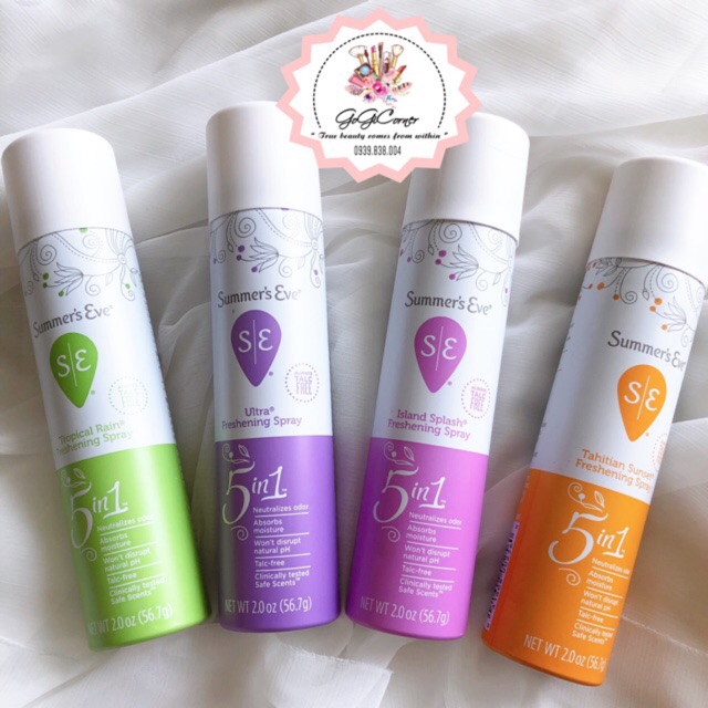 XỊT PHỤ KHOA SUMMER'S EVE MỸ 56.7GR