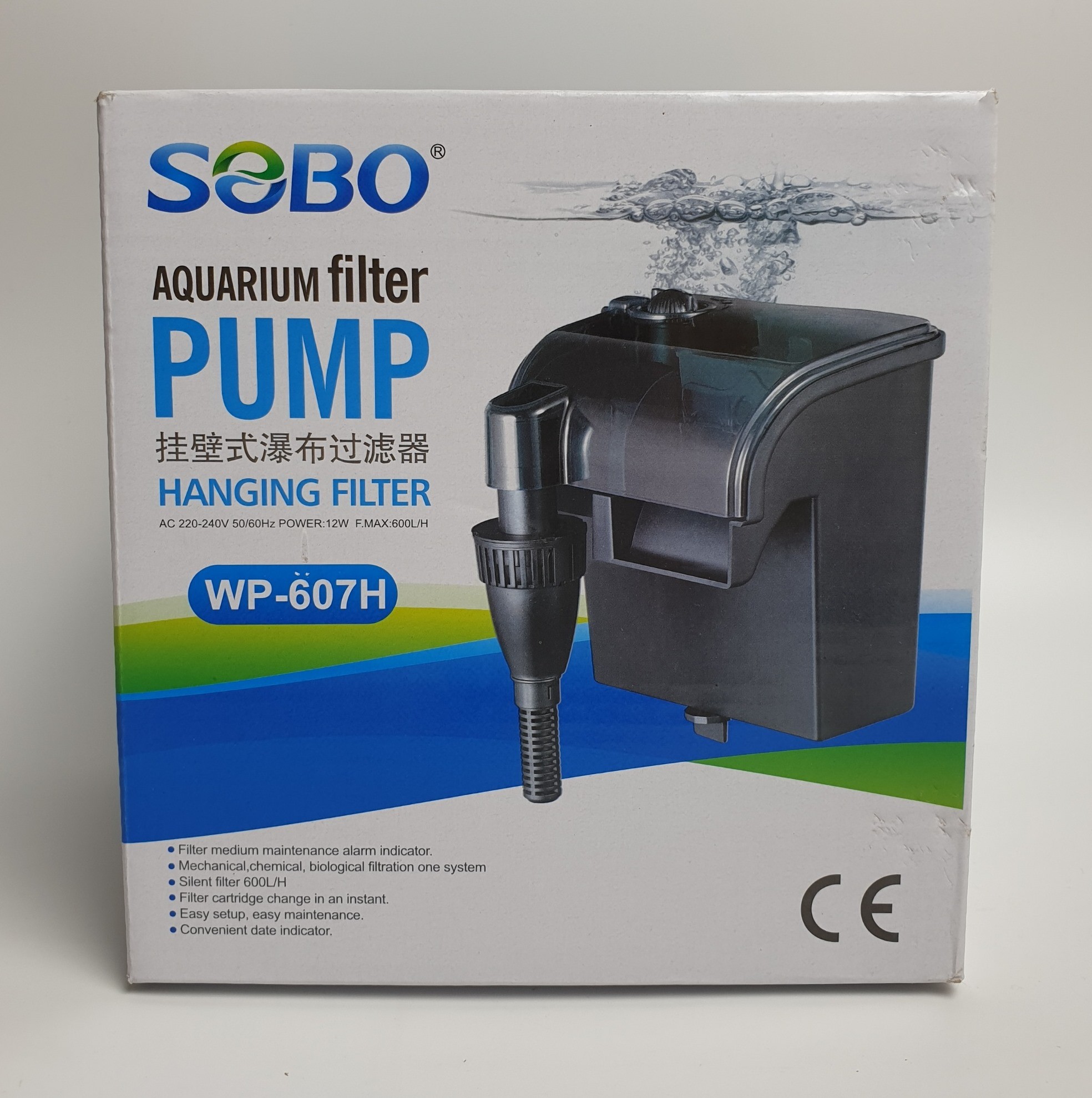 Máy lọc thác hồ cá sobo 303h, 606h, 607h dạng thác nước wp-303h, wp-606h, wp- 607h