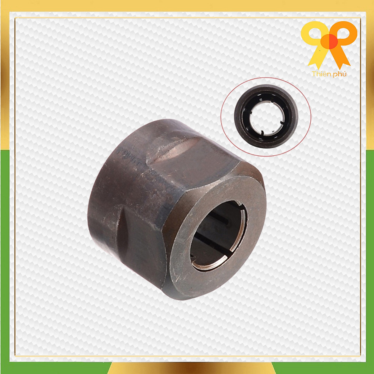 Bộ ốc rọ soi - long đền kẹp mũi máy soi phay gỗ 12.7mm