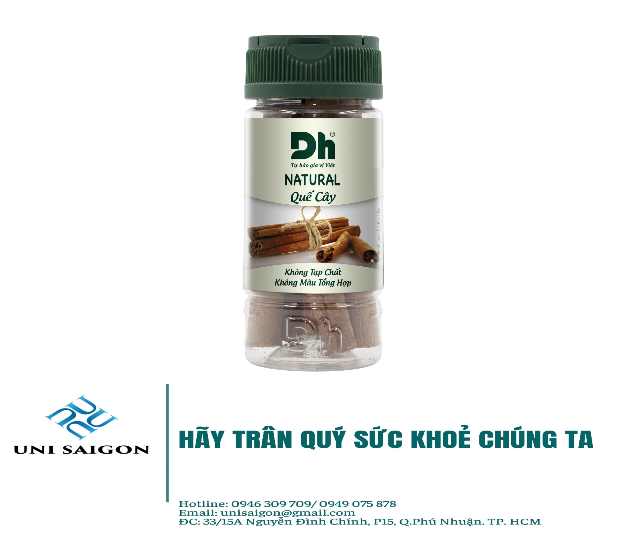 Hũ natural quế cây - thương hiệu dh foods