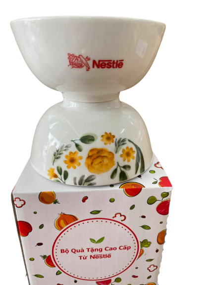 Chén sứ donghwa quà Nestle