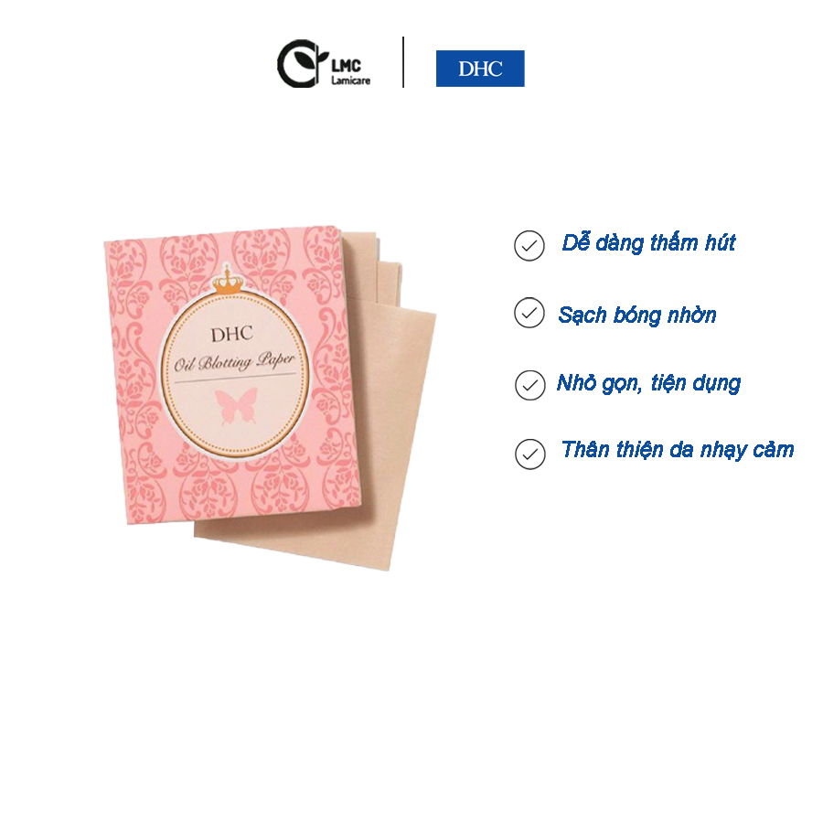 Giấy thấm dầu dhc oil blotting paper 100pc