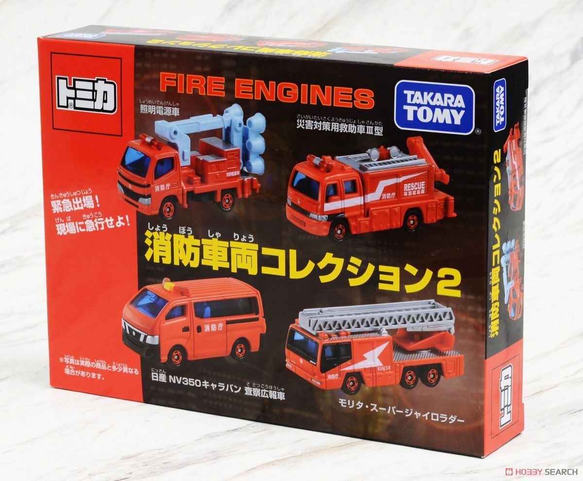 Bộ sưu tập 4 xe cứu hỏa Takara Tomy Fire Engines
