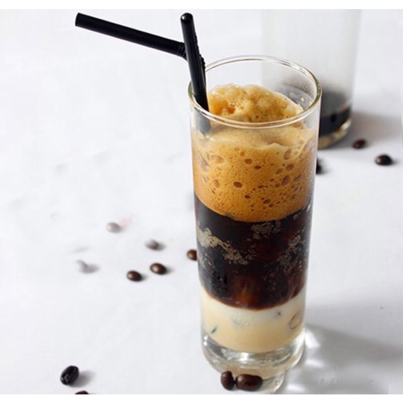 Bộ 6 ly ống thủy tinh cafe trong suốt 260ml